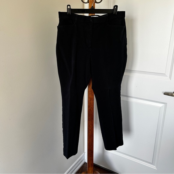 Northern Reflections Black Essential Fit Pants Size 14 Petite - Picture 12 of 12